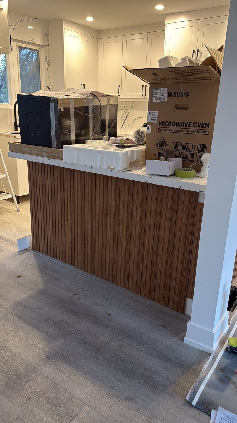 Kitchen Island & Cabinetry by Barewalls Construction