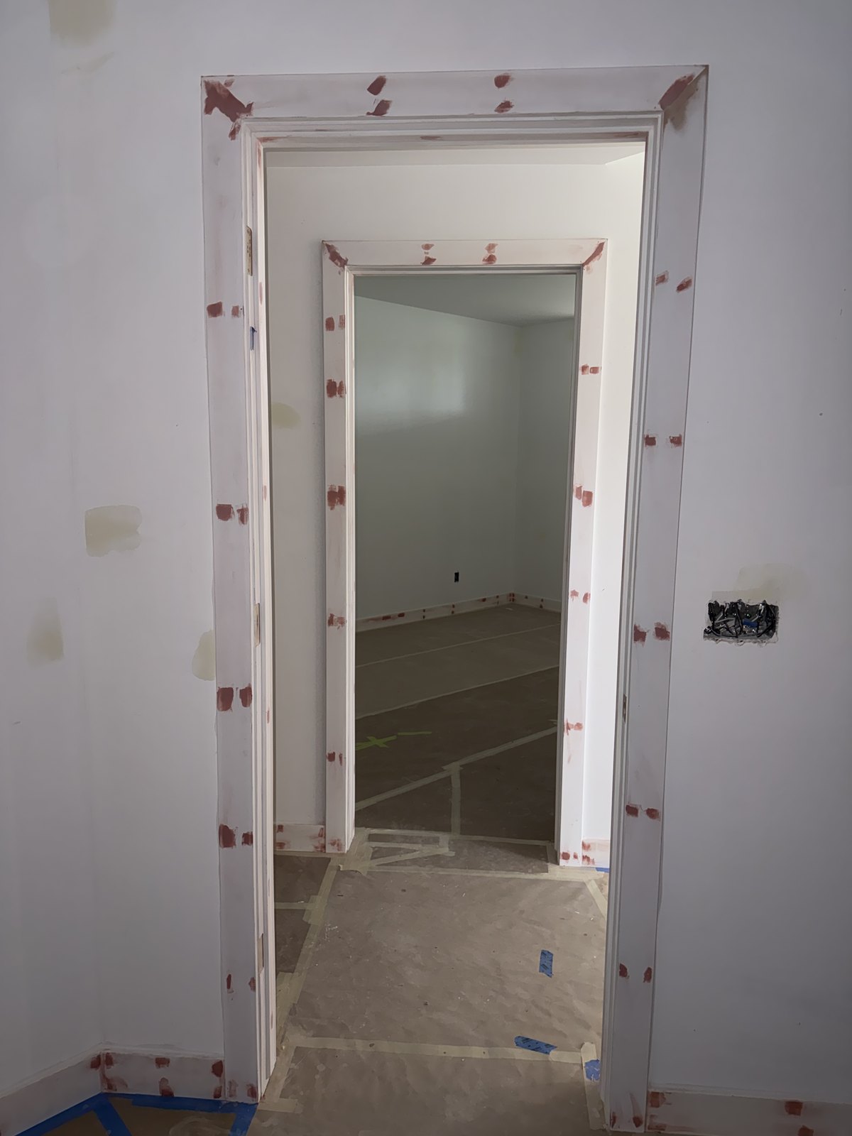 Basement Door & Trim Preparation by Barewalls Construction