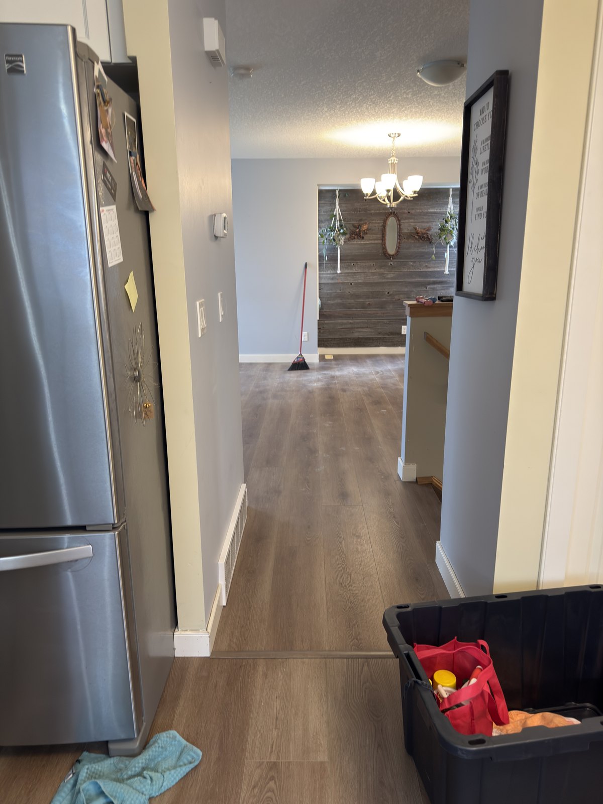 Finished Main-Floor Hallway by Barewalls Construction