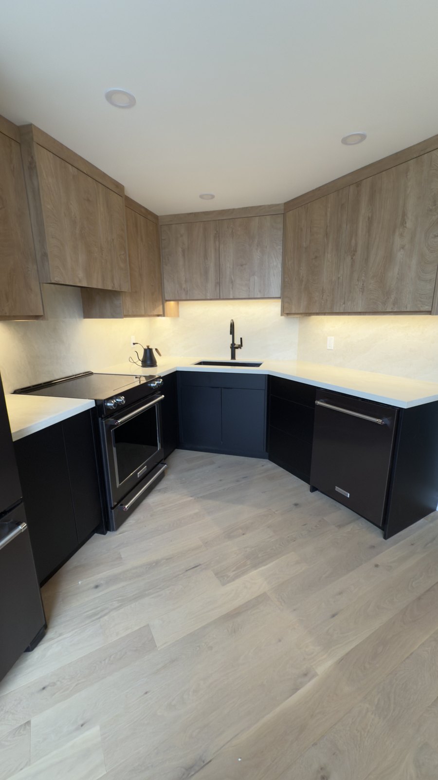 Two-tone kitchen reno · Airdrie