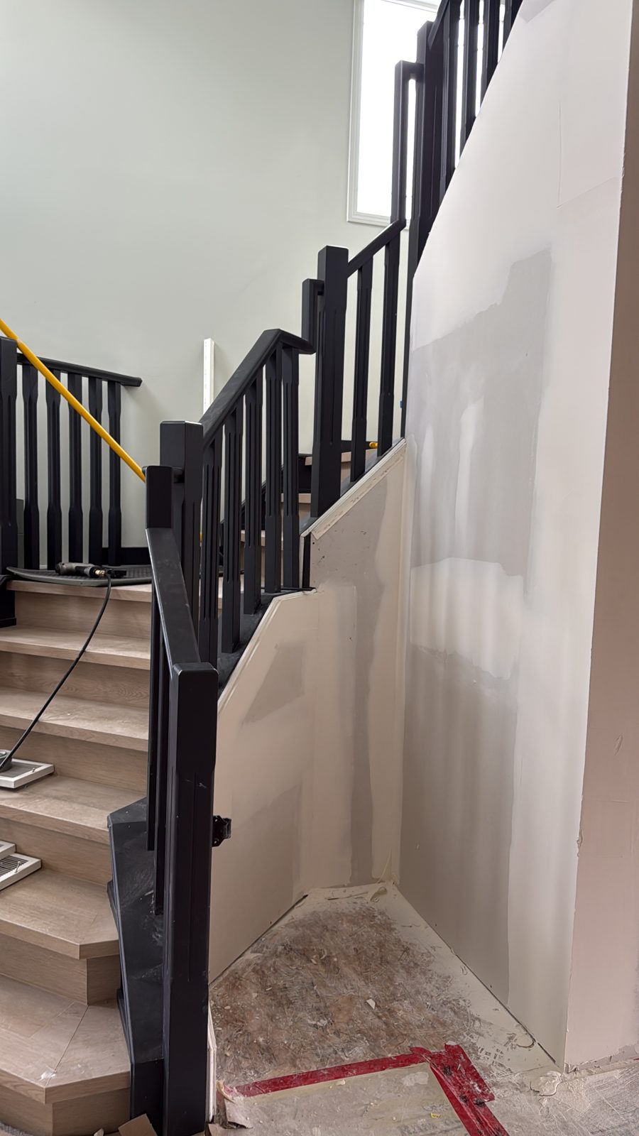 Stairwell Drywall & Finishing by Barewalls Construction