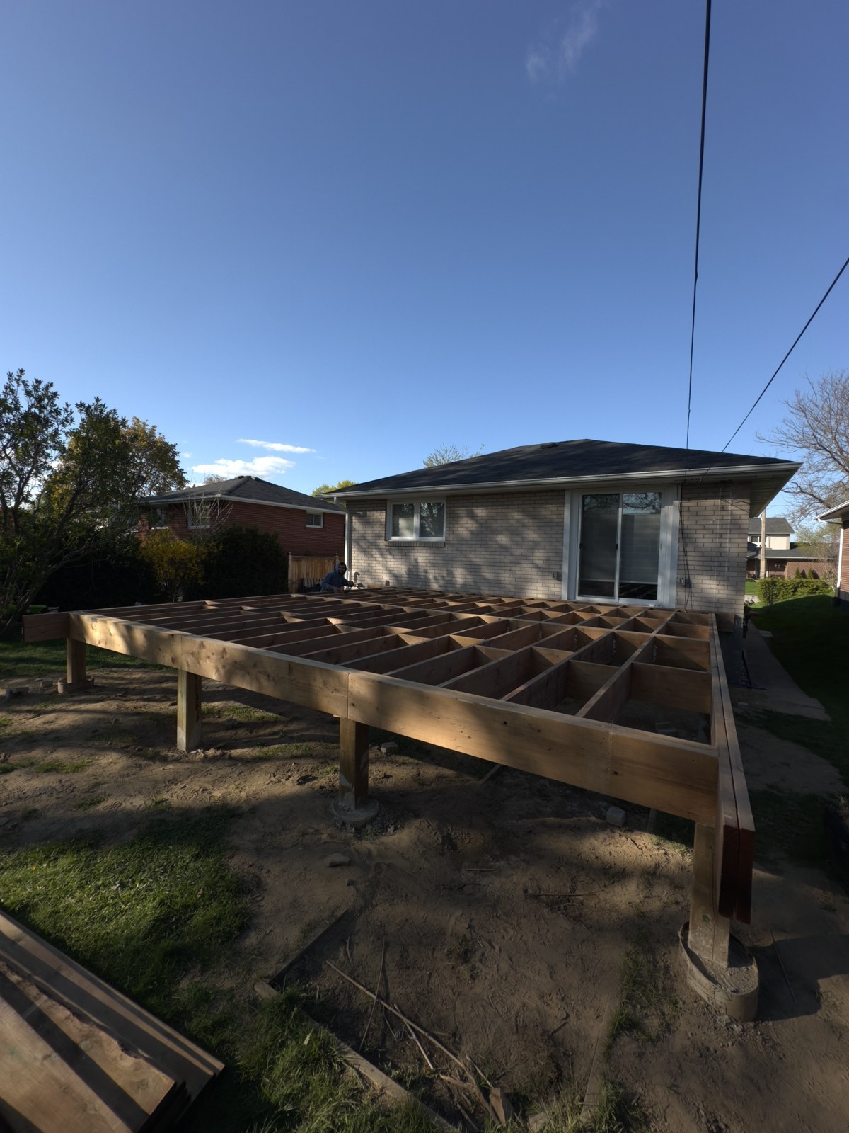 Deck framing & layout · Calgary