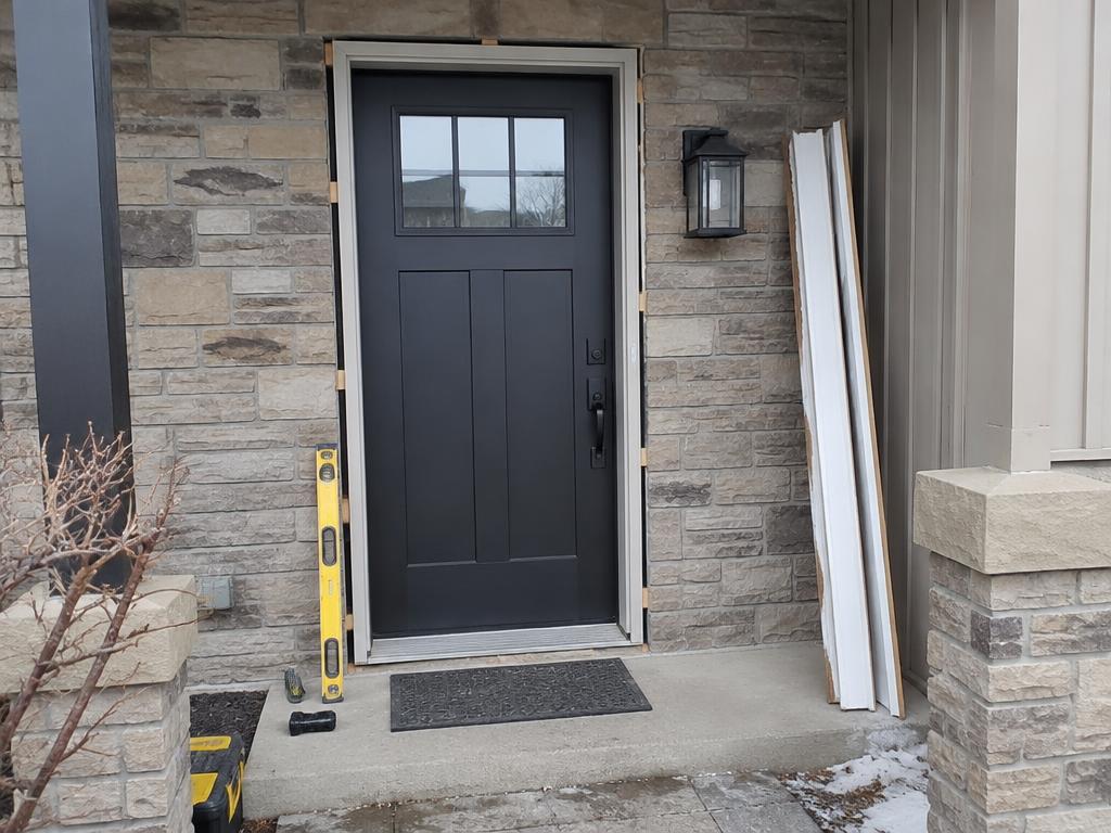 Door Installation by Barewalls Construction